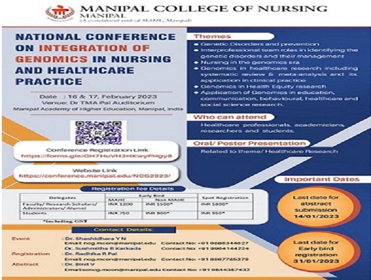 National Conference on Integration of Genomics in Nursing and Healthcare Practice