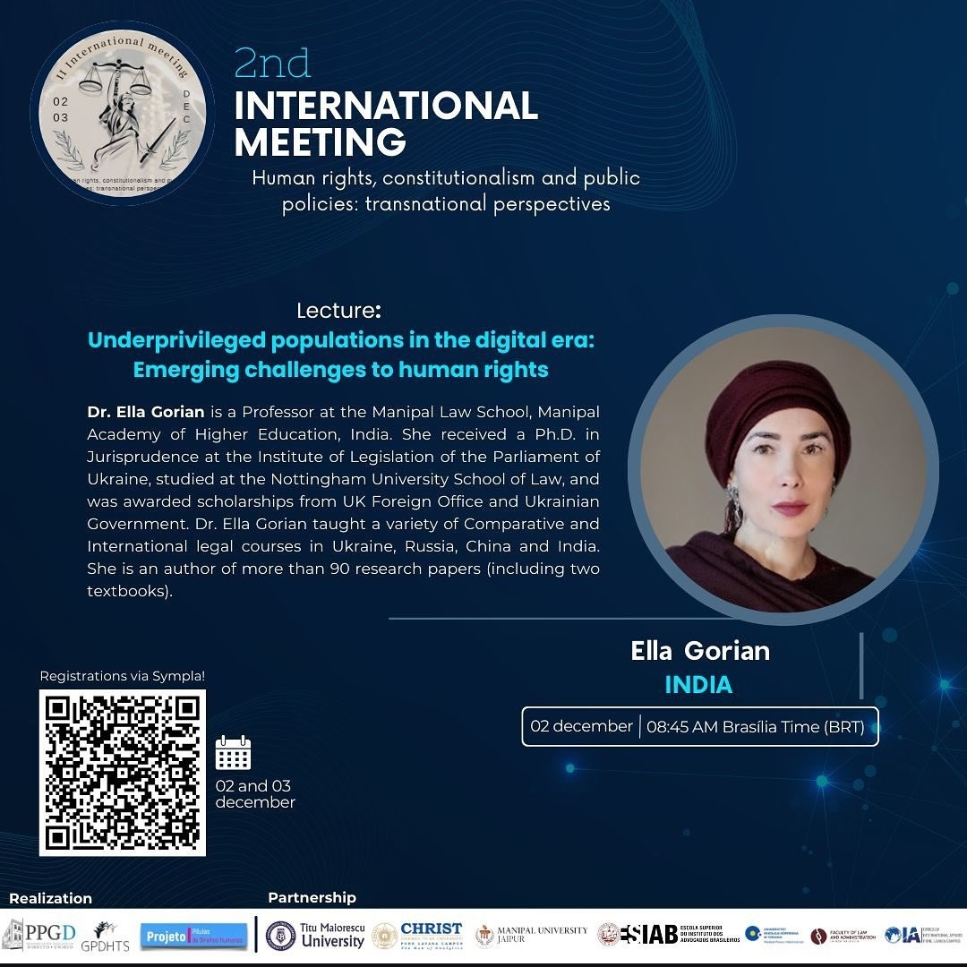 International Conference: Dr. Ella Gorian