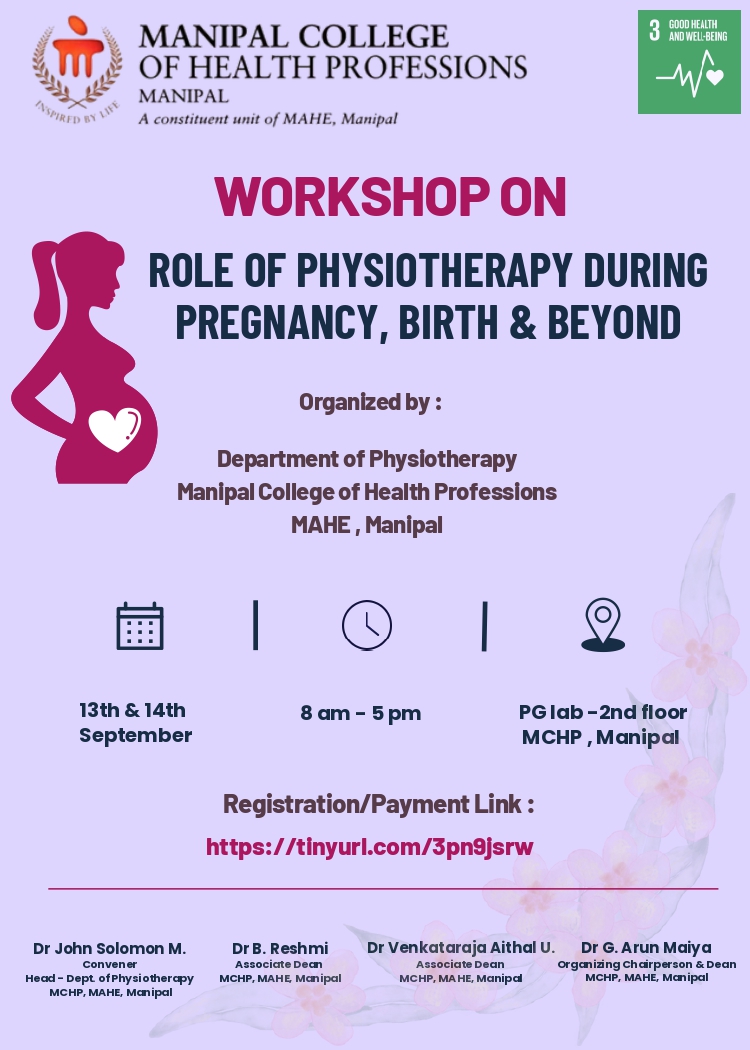 Upcoming Event | Department of Physiotherapy, MCHP, Manipal