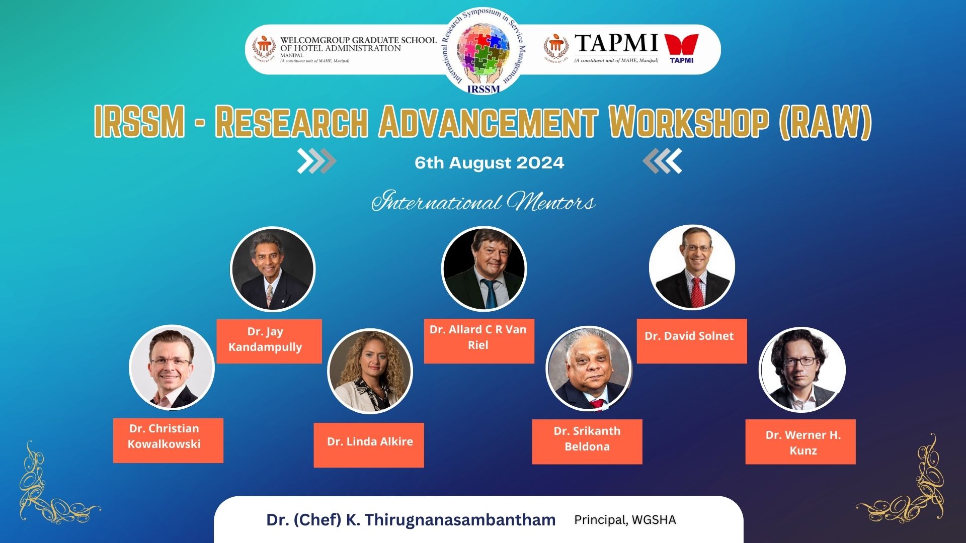 IRSSM - Research Advancement Workshop (RAW) at Manipal