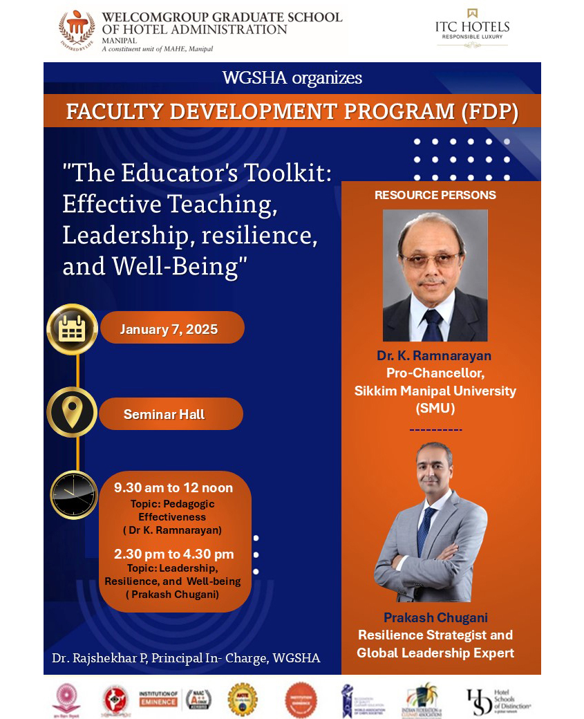  Faculty Development Program (FDP): Pedagogic Effectiveness and Leadership